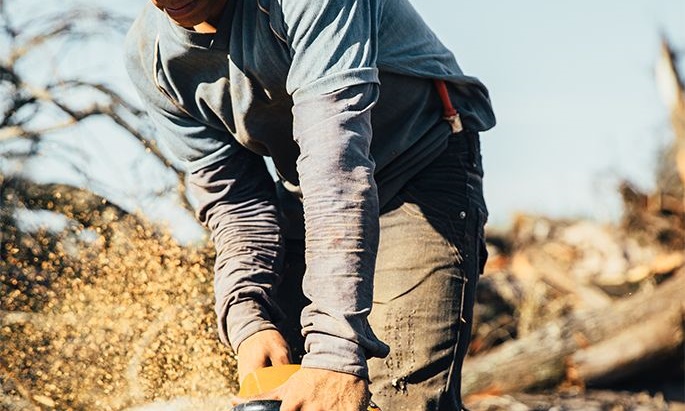 Preparing wood for charcoal